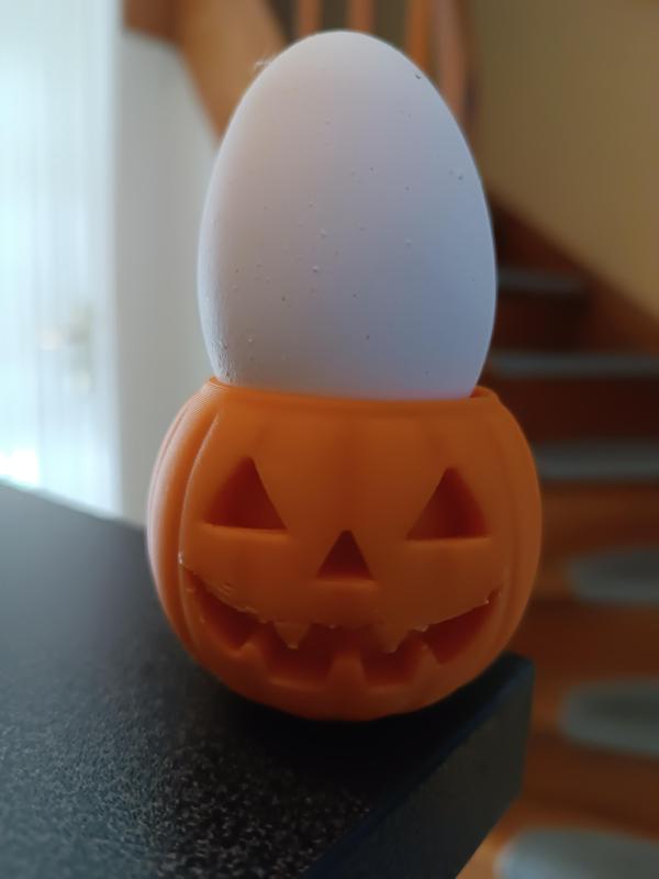 Halloween Pumpkin Egg Cup