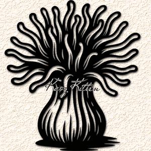 Abstract Plant Vase Exotic Wall Art Home Decor