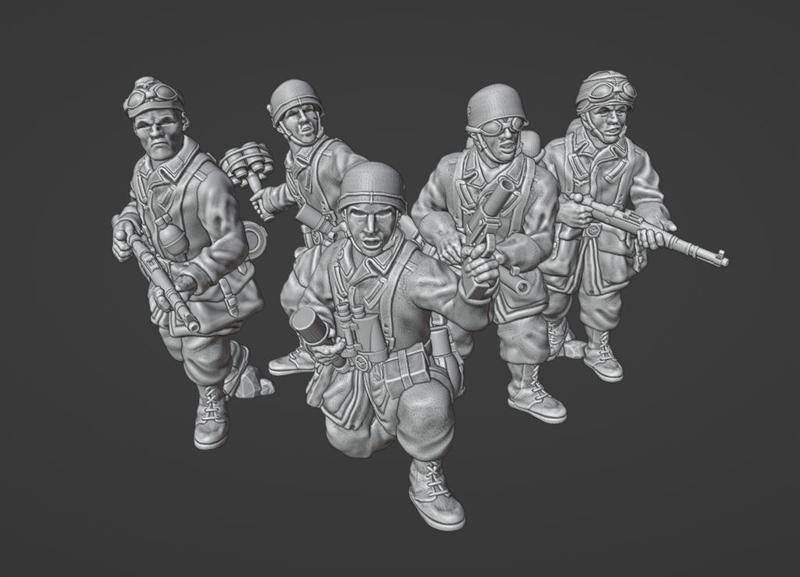 28mm Fallschirmpionniere group 2