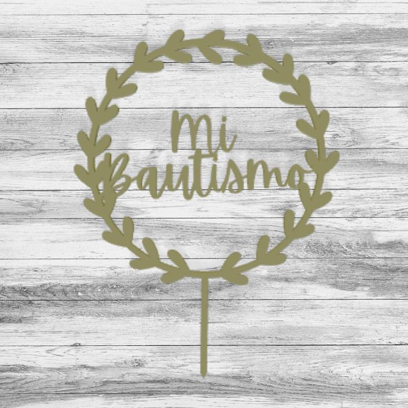 Cake topper - My baptism