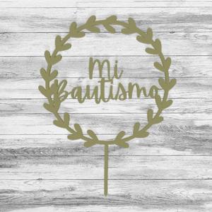 Cake topper - My baptism
