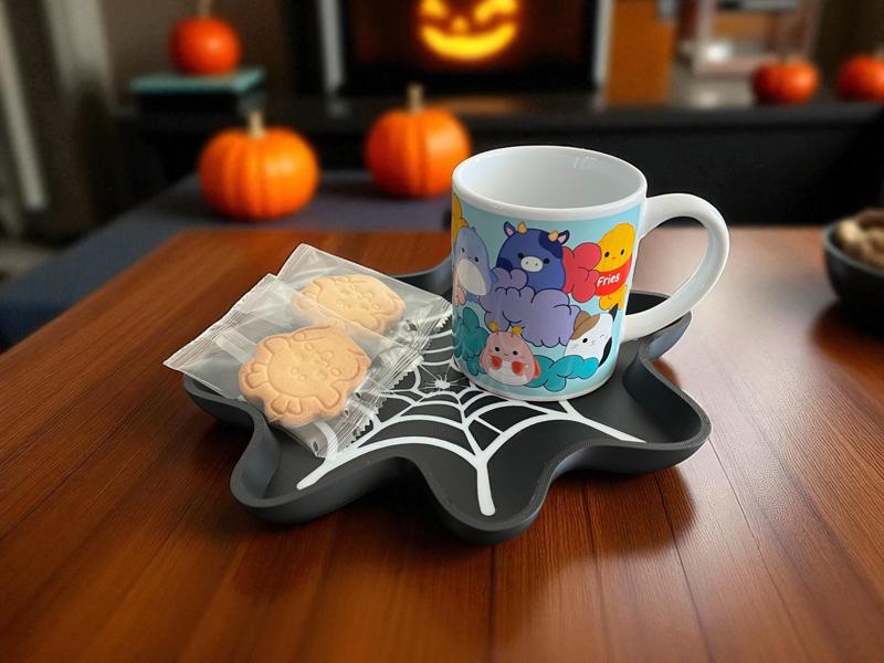 Halloween Spiderweb Tray