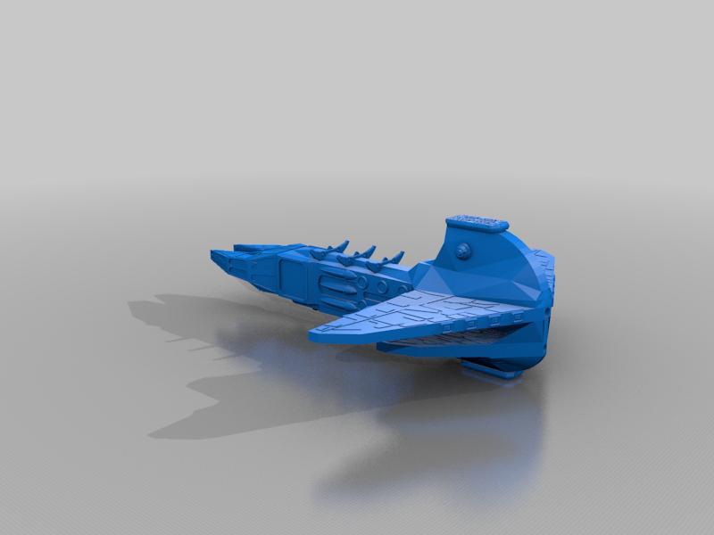 Star Trek Cardassian Hutet class ship