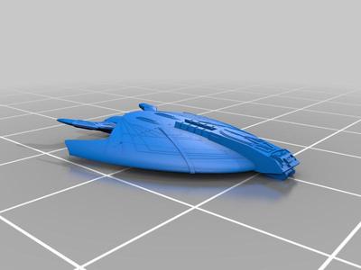 Star Trek Cardassian Rabol class ship