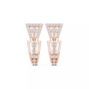 Diamond Hoops Earrings 3dm stl renders animation videos details