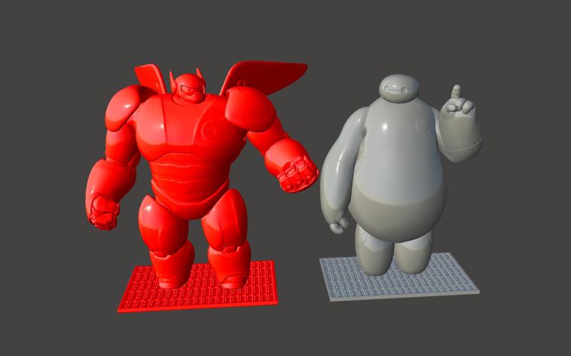 BAYMAX ARMORED BUNDLE- BIG HERO 6  Hi-Poly detailed STLs -includes standard Baymax