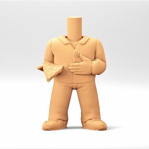 A male body in a Funko POP Style. MB_05