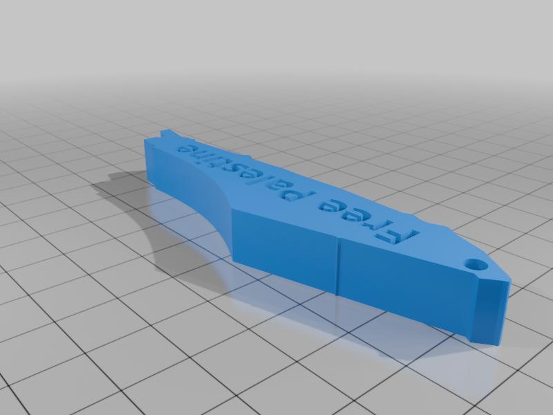 Free Palestine key ring