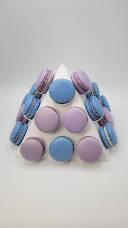 Small Macaron Pyramid Tower - Displays 24 Macarons