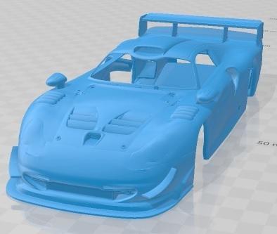 Porsche 911 GT1 Evo 1997 Printable Body Car