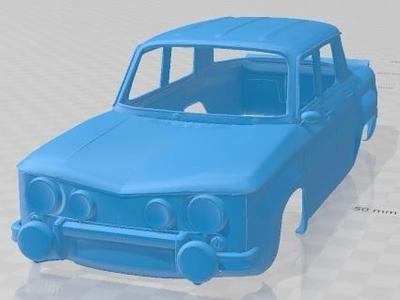 Renault 8 Gordini 1969 Printable Body Car