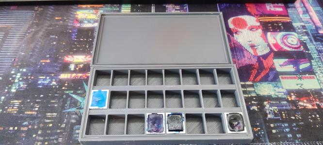 24 slot water color palette with lid