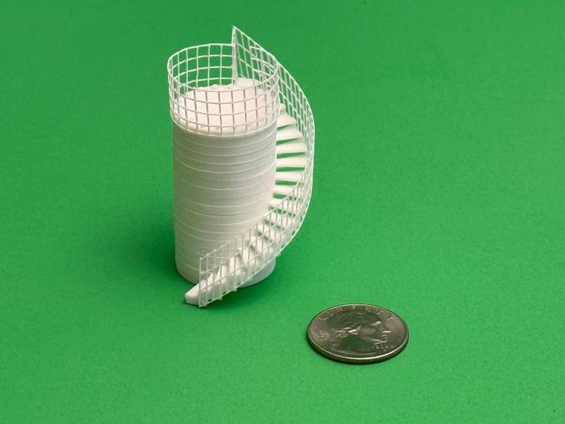 TANK with SPIRAL STAIRS 1:87 HO SCALE