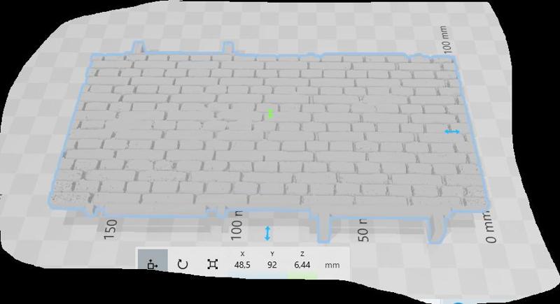 Playmobil cobblestone floor