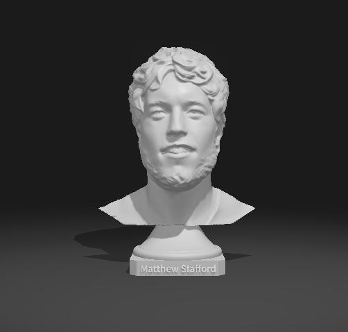 Matthew Stafford Premium Statue