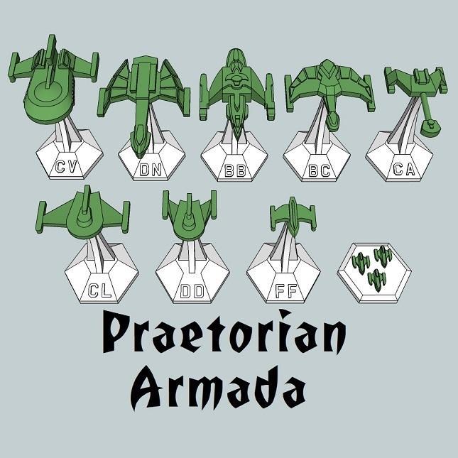 MicroFleet Praetorian Armada Starship Pack