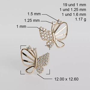 butterfly earrings