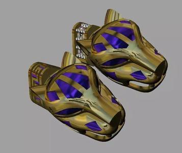 Tiger Lion Head 3dm