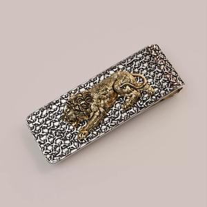 Lion money clip N3