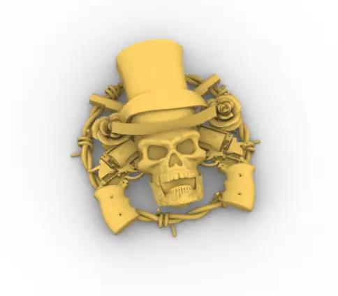 Guns and rose jewelry