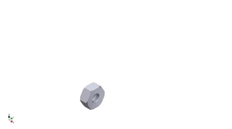 Hex Nut Metric 4mm