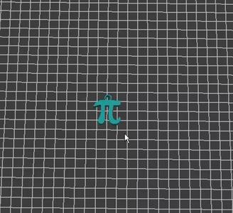 PI number in key chain 3D print model