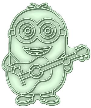 Whole Minion 19 cookie cutter