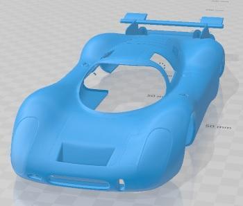 Porsche 908 LH 1968 Printable Body Car