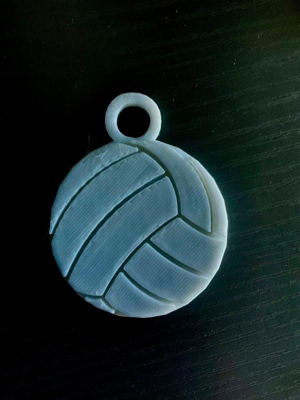Volleyball Keychain 