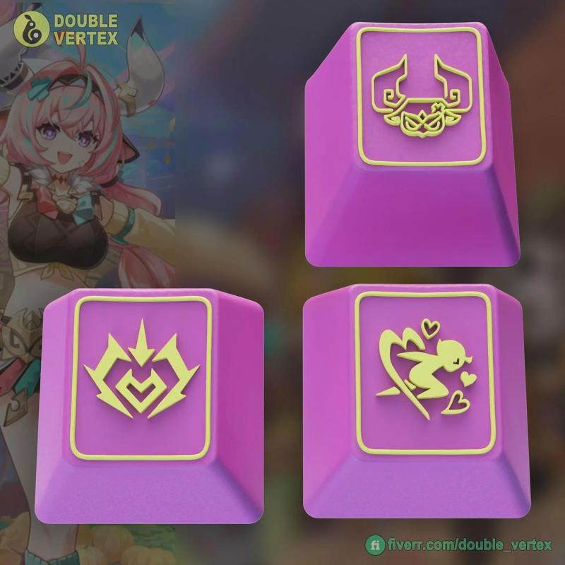Genshin Impact Varessa Keycaps - OEM Profile
