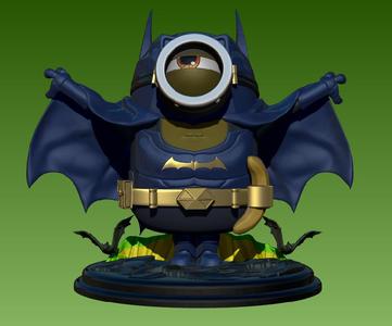 Stuart cosplay batman