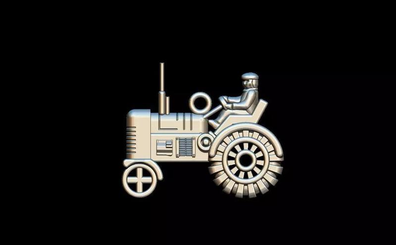 Farm tractor pendant