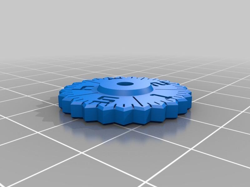 Di3 Thumbwheel Bed Dial