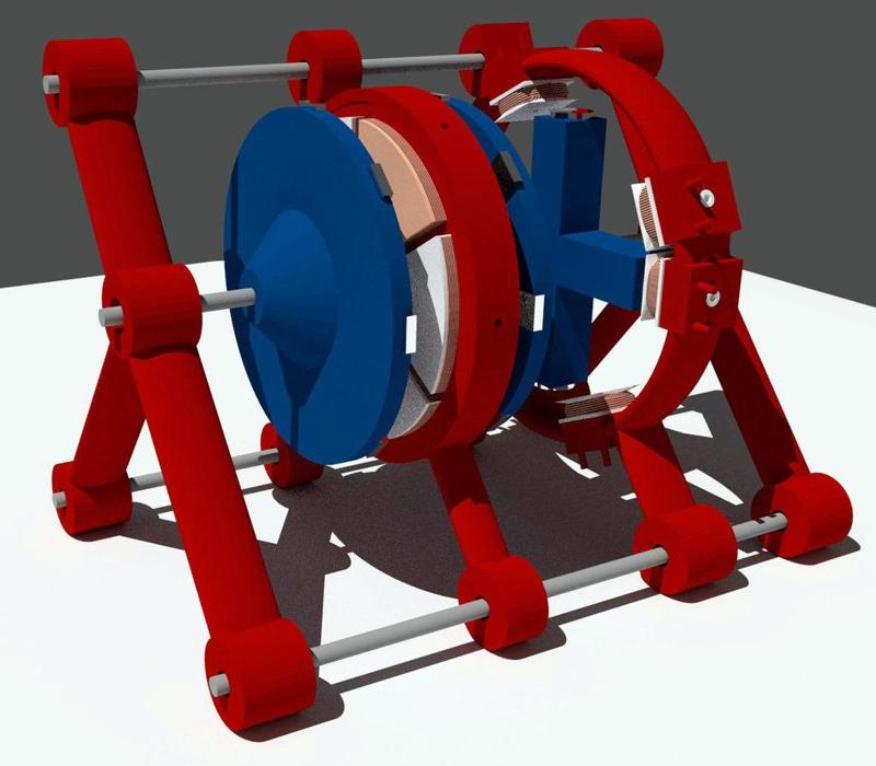 Free Energy Adams Motor + Axial Alternator V1.0