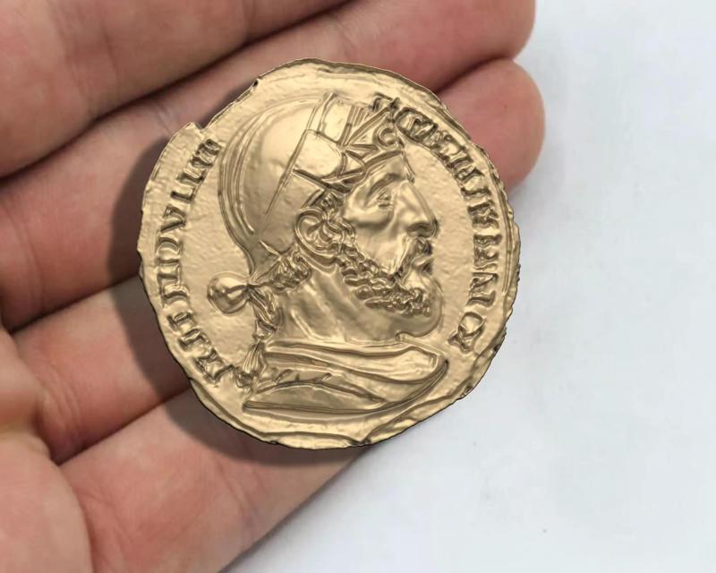 ANCIENT ROMAN COIN PENDANT