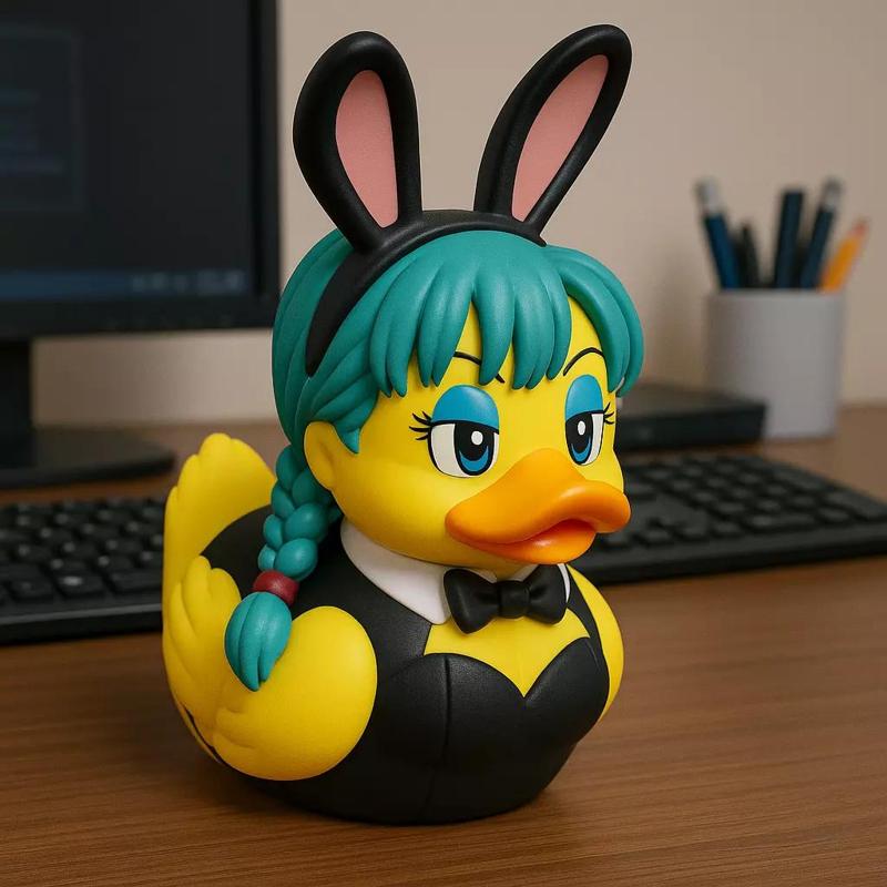 Rubber Duck - Bunny Bulma and Songoku- 3d print
