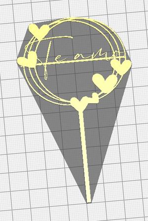 Tooper balloon I love you