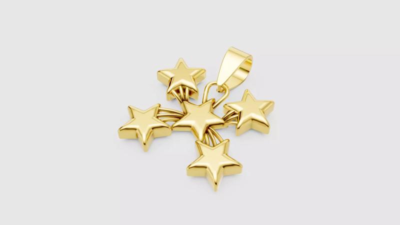 5 Star pendant