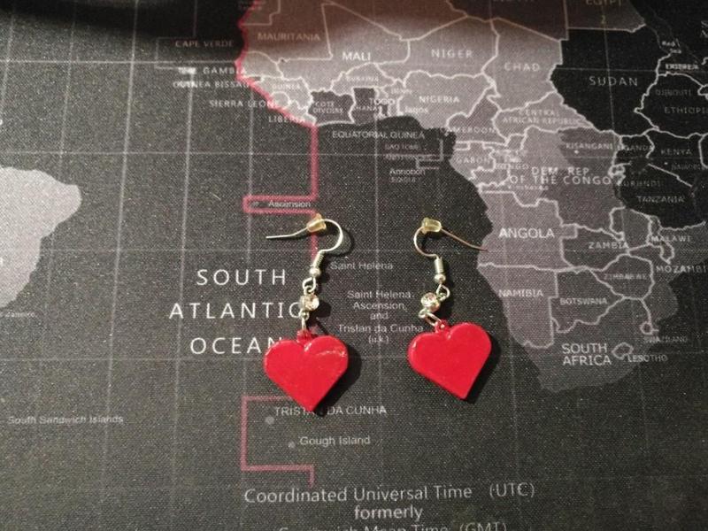 Heart earrings
