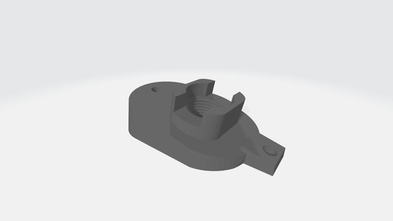 Airsoft M4/AR15 grip plate