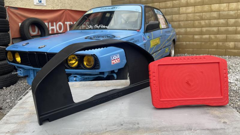 BMW E30 Cluster cover for Ecumaster ADU7