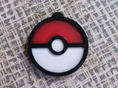 Pokeball kaychain from anime pokemon
