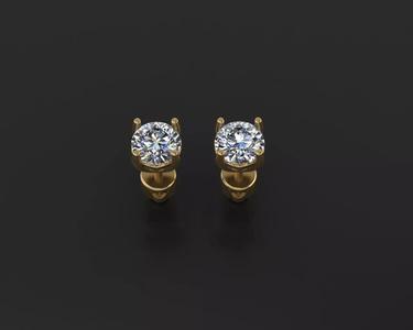 Studs 1 carat