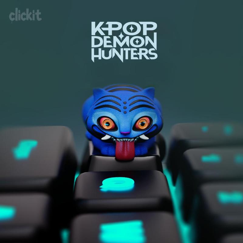 🐯 Derpy Tiger Artisan Keycap – 3D Printable (STL + 3MF)
