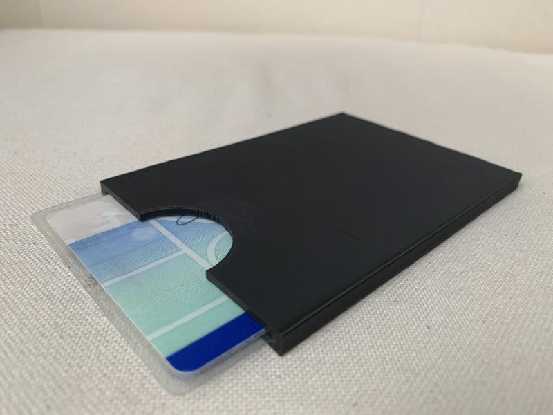 Etui très fin et solide (pour carte d'identité,etc.) - Very slim card case