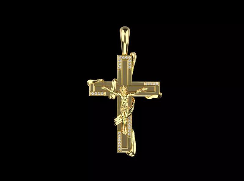 Jesus Cross Pendant z663
