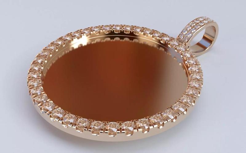 Microprong Picture Pendant - Large