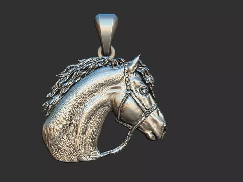 Horse Head Pendant - Cavalo