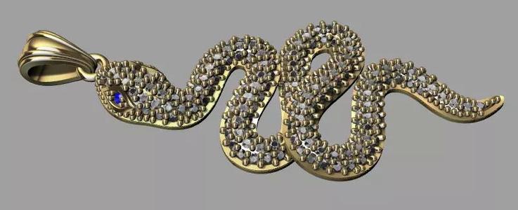 Snake Serpent Pendant