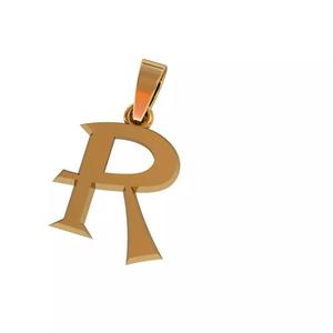 R letter pendant